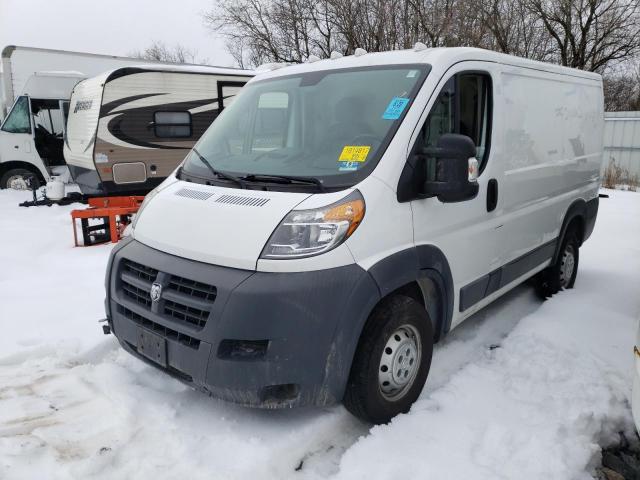 Salvage cars for sale from Copart Albany, NY: 2016 Dodge RAM Promaster 1500 1500 Standard