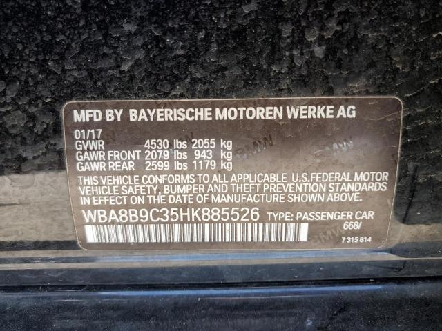 2017 BMW 330 I - WBA8B9C35HK885526