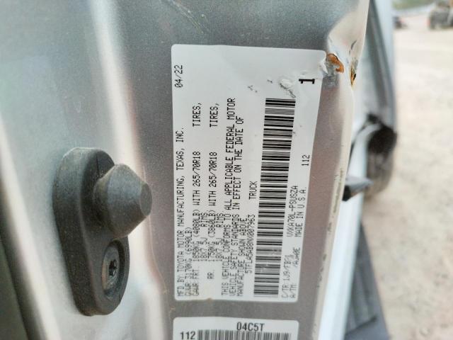 5TFLA5AB8NX007963 Toyota Tundra Crewmax Sr