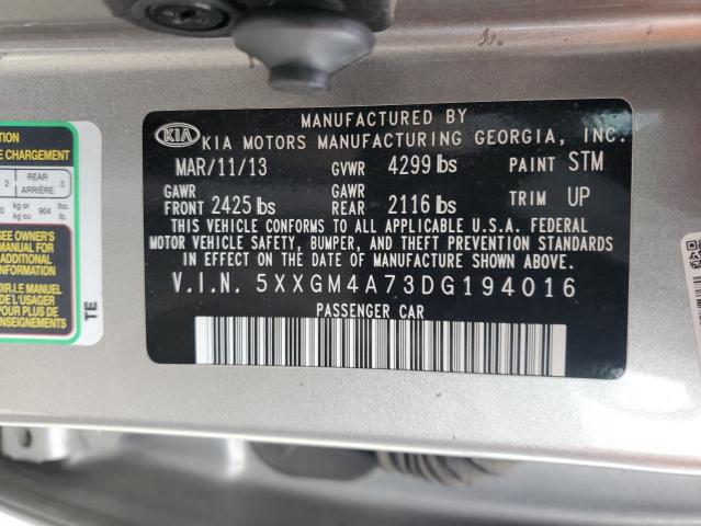 5XXGM4A73DG194016 KIA Optima Lx