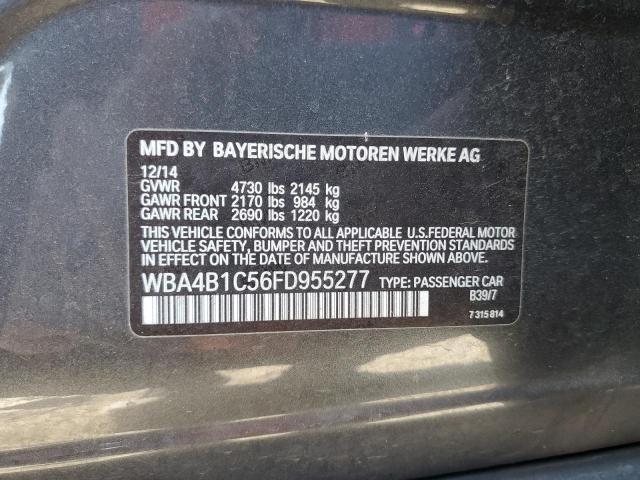 2015 BMW 435 I GRAN - WBA4B1C56FD955277