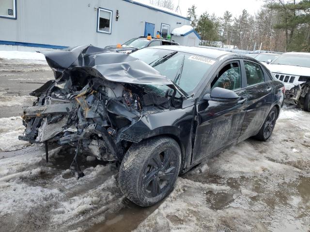 Salvage cars for sale from Copart Lyman, ME: 2023 Hyundai Elantra Blue