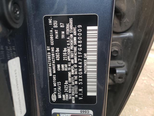 5XXGN4A71FG480009 KIA OPTIMA EX
