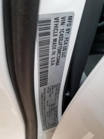 2021 DODGE DURANGO PU 1C4SDJFT5MC724484