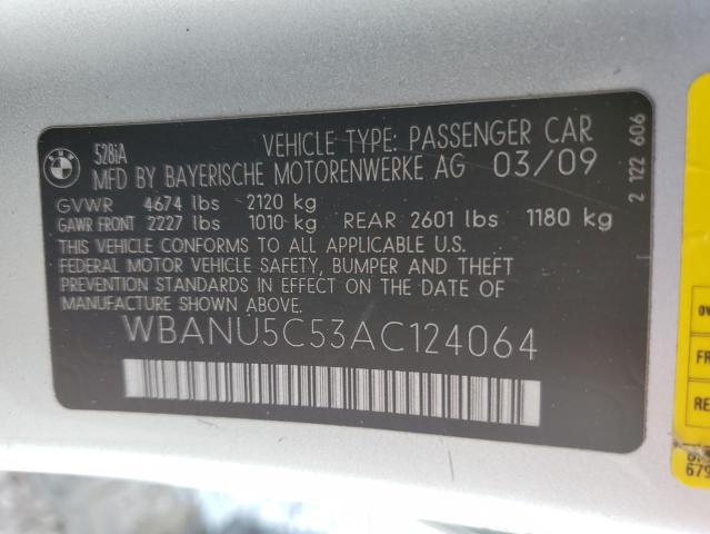 WBANU5C53AC124064 BMW 528 I