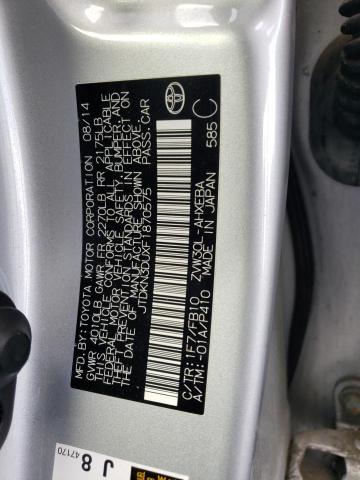 2015 TOYOTA PRIUS - JTDKN3DUXF1870575