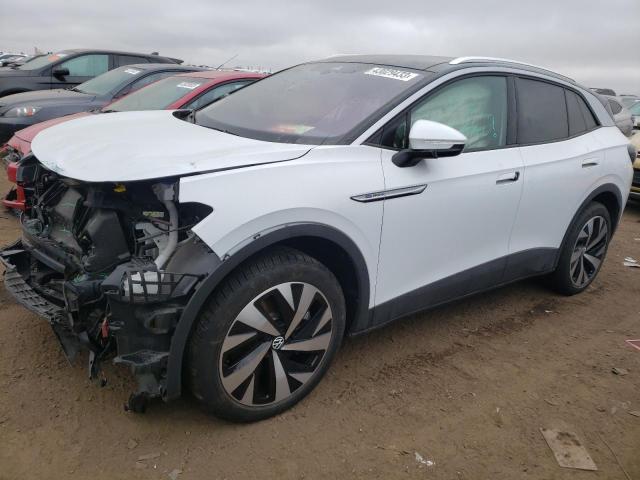 Volkswagen ID.4 PRO S salvage cars for sale: 2021 Volkswagen ID.4 PRO S