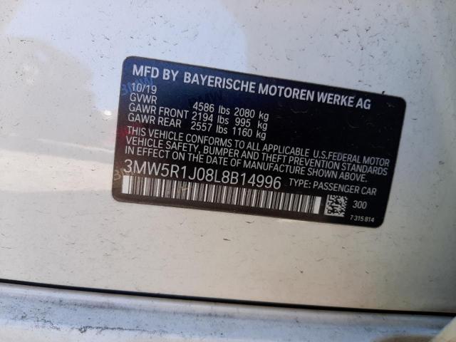 2020 BMW 330I - 3MW5R1J08L8B14996