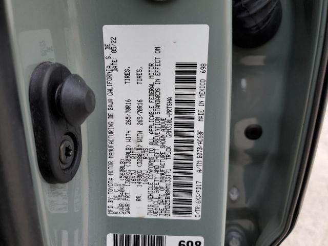 VIN 3TMDZ5BN8NM133171 2022 TOYOTA TACOMA no.12