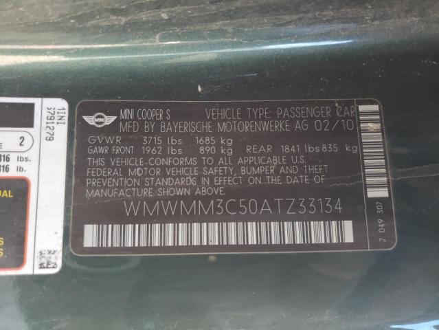 WMWMM3C50ATZ33134 Mini Cooper
