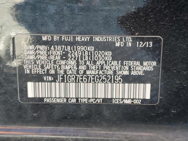 JF1GR7E67EG252195 Subaru Impreza Wrx