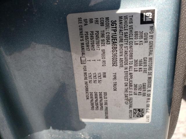 3GTP1UEA6BG360392 GMC Sierra C1500 Sl