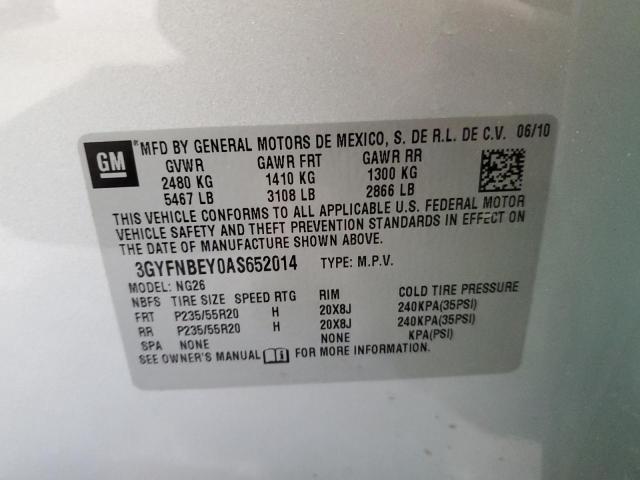 3GYFNBEY0AS652014 Cadillac SRX