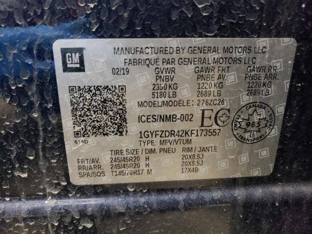 2019 CADILLAC XT4 PREMIU - 1GYFZDR42KF173557