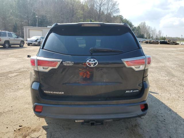 VIN 5TDJKRFH8ES017486 2014 Toyota Highlander, Xle no.6