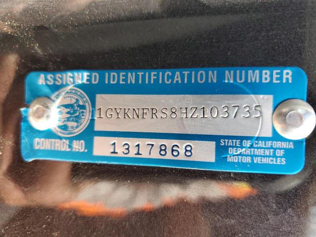 1GYKNFRS8HZ103735 Cadillac Xt5 Platinum
