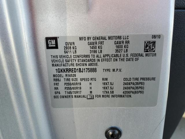 1GKKRRED1BJ175888 GMC Acadia Slt-1