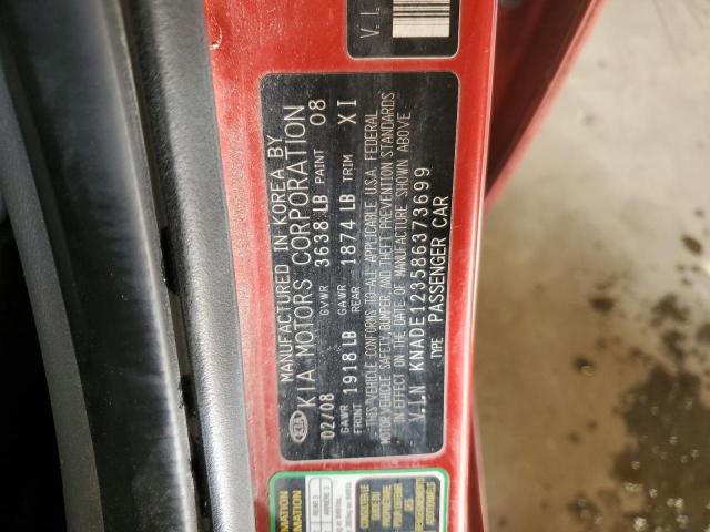 KNADE123586373699 KIA Rio
