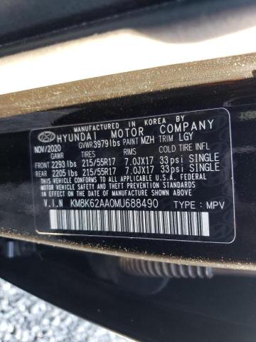 2021 HYUNDAI KONA SEL P - KM8K62AA0MU688490