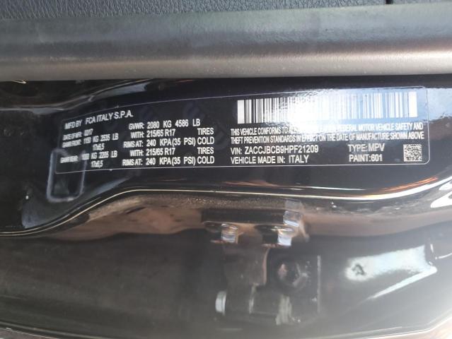 ZACCJBCB9HPF21209 Jeep Renegade Trailhawk