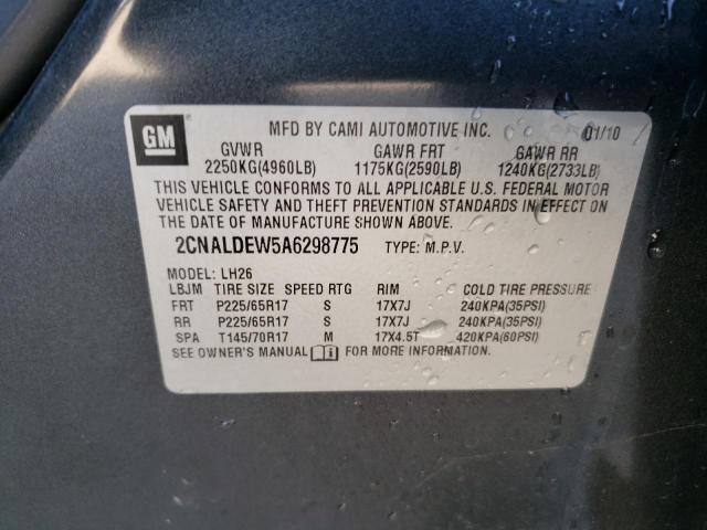 2CNALDEW5A6298775 Chevrolet Equinox