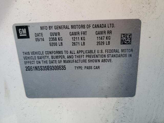 2G61N5S35E9309635 Cadillac XTS
