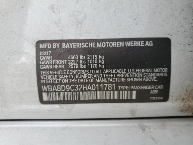 2017 BMW 330 XI - WBA8D9C32HA011781