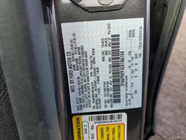 2016 FORD FUSION TIT 3FA6P0K95GR186104