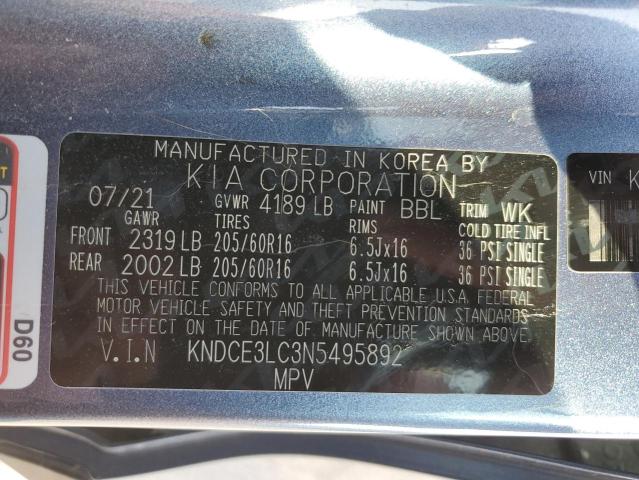 KNDCE3LC3N5495892 KIA Niro Ex Premium