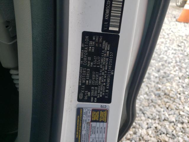 KNDMB5C11H6250157 KIA SEDONA LX