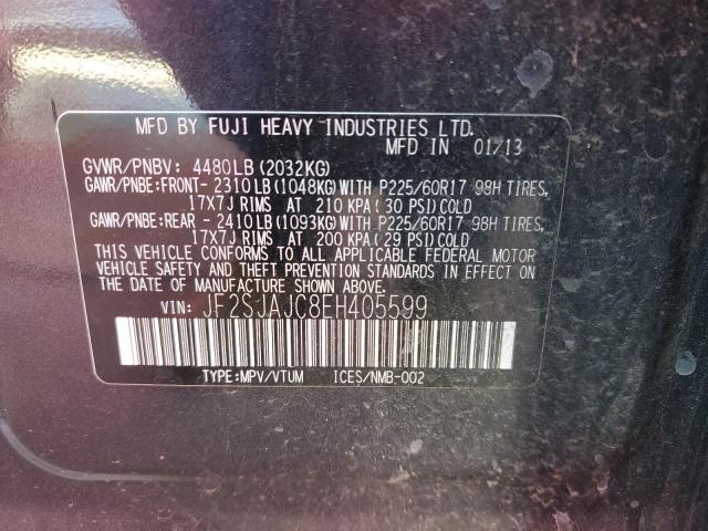 JF2SJAJC8EH405599 Subaru Forester 2.5i Limited
