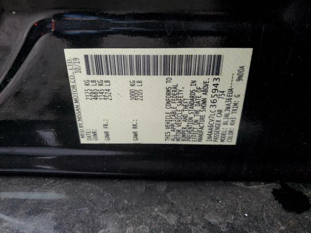1N4AA6CV7LC365943 Nissan MAXIMA SV