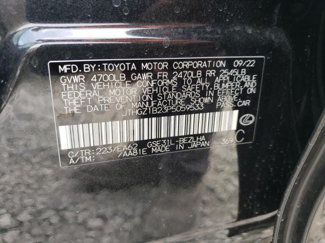 2023 LEXUS IS 350 F S - JTHGZ1B23P5059533