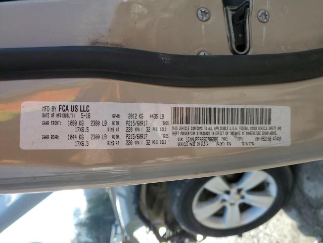 2016 JEEP PATRIOT LA 1C4NJPFA2GD786981