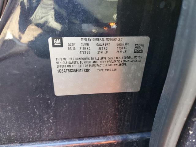 1G6AT5S36F0137391 Cadillac Cts Premium Collection