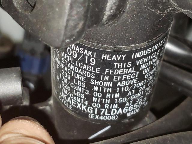 2020 KAWASAKI EX400 - JKAEXKG17LDA66552