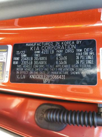 KNDCR3LE2P5066431 KIA NIRO EX