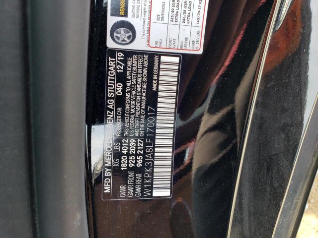 2020 MERCEDES-BENZ SLC 300 - W1KPK3JA8LF170017
