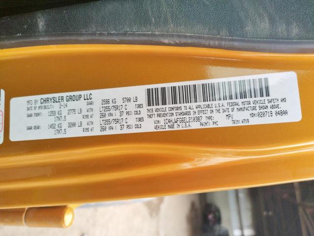 1C4HJWFG6EL210387 Jeep Wrangler Unlimited Rubicon