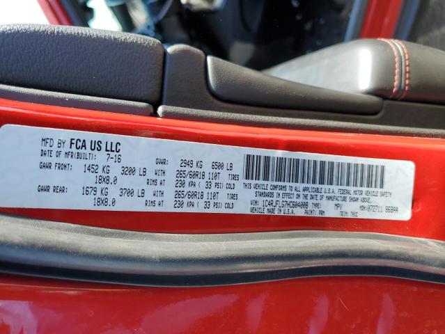 1C4RJFLG7HC604008 Jeep Grand Cherokee Trailhawk