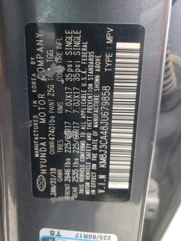 2018 HYUNDAI TUCSON SEL KM8J3CA48JU679858
