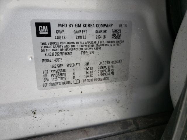2015 BUICK ENCORE CON - KL4CJFSB2FB166362