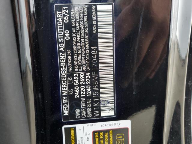 2021 MERCEDES-BENZ E 450 - W1K1J5JB8MF170484
