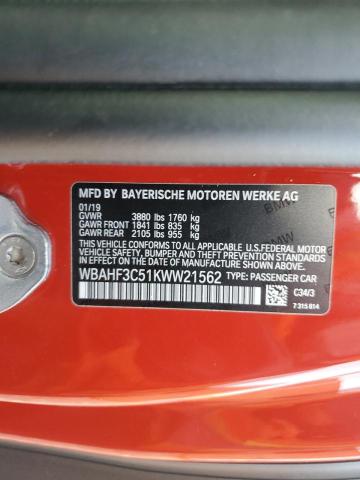 2019 BMW Z4 SDRIVE3 - WBAHF3C51KWW21562