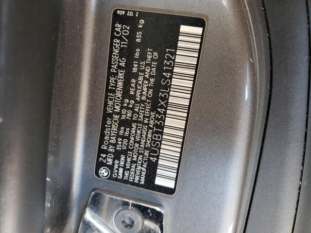 4USBT334X3LS41321 BMW Z4 2.5