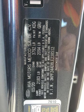 3KPF24AD8LE238512 KIA Forte