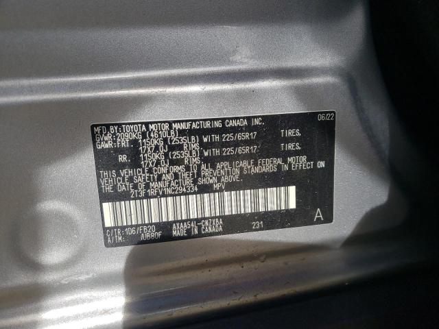 2022 TOYOTA RAV4 LE 2T3F1RFV1NC294334