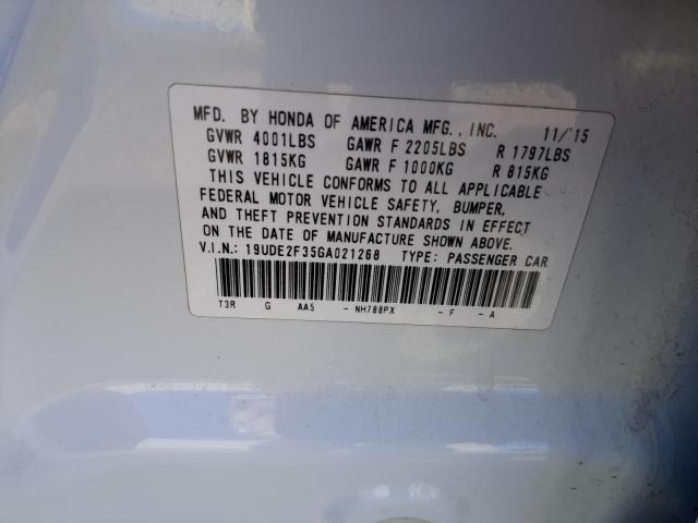 19UDE2F35GA021268 Acura Ilx Base Watch Plus