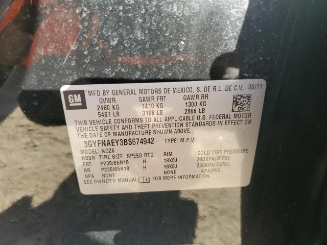 3GYFNAEY3BS674942 Cadillac Srx Luxury Collection
