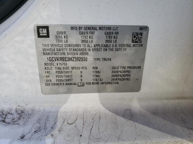 2017 CHEVROLET SILVRDO LT 1GCVKREC3HZ382930